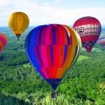 living your dreams in a hot air balloon