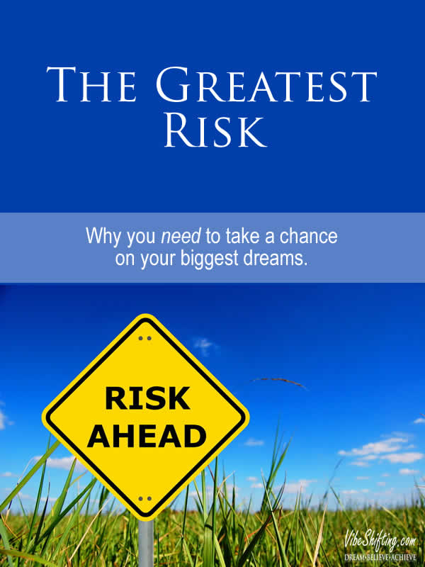 The Greatest Risk - Pinterest pin