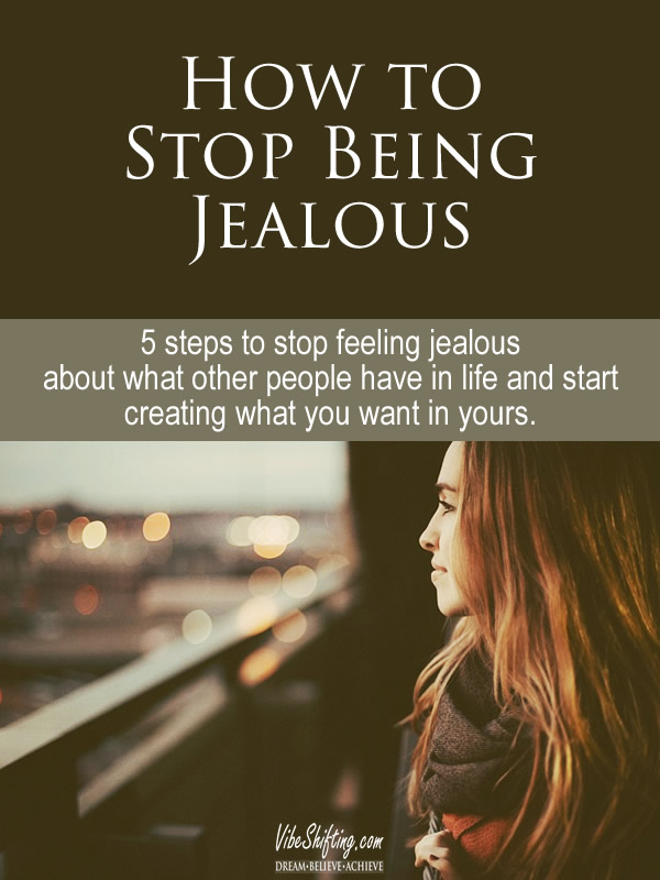 How to Stop Being Jealous - Pinterest pin