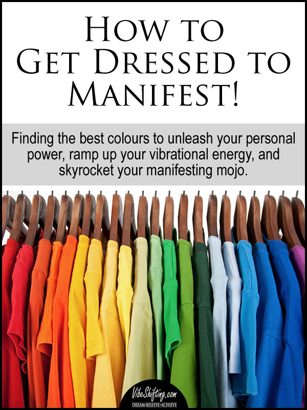 How to Get Dressed to Manifest - Pinterest pin
