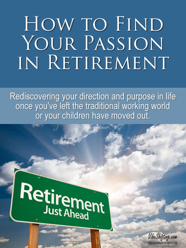 How to Find Your Passion in Retirement - Pinterest pin