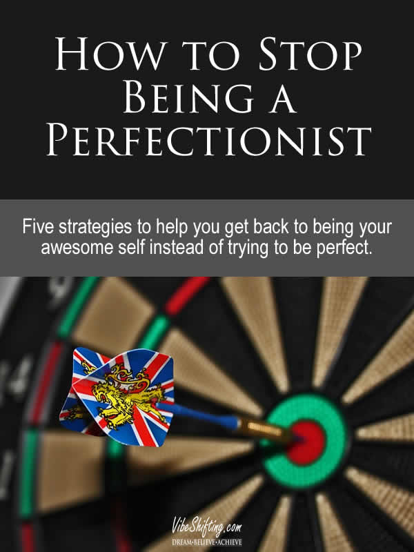 How to Stop Being a Perfectionist - Pinterest pin