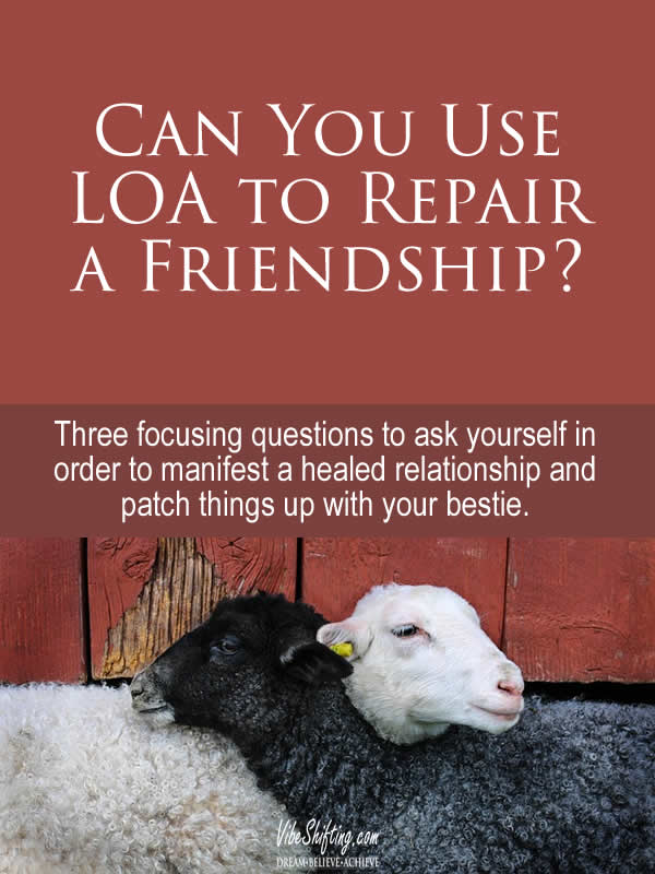 Can You Use LOA to Repair a Friendship - Pinterest pin