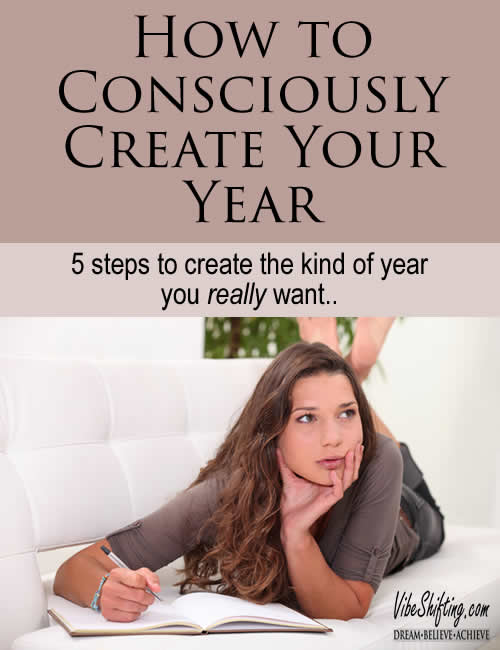 How to Consciously Create Your Year - Pinterest pin