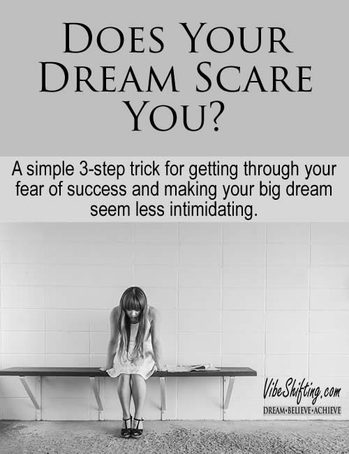 Does Your Dream Scare You - Pinterest pin