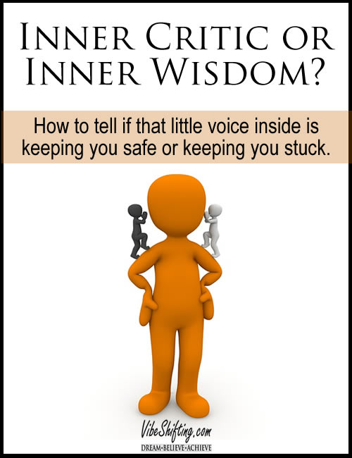 Inner Critic or Inner Wisdom - Pinterest pin