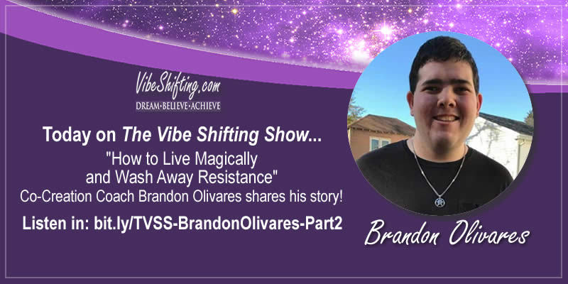 The Vibe Shifting Show Interview with Brandon Olivares - Part 2